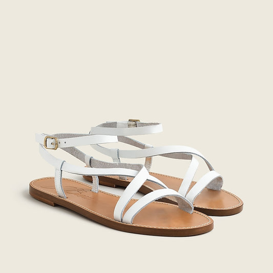Flat strappy leather Sandals