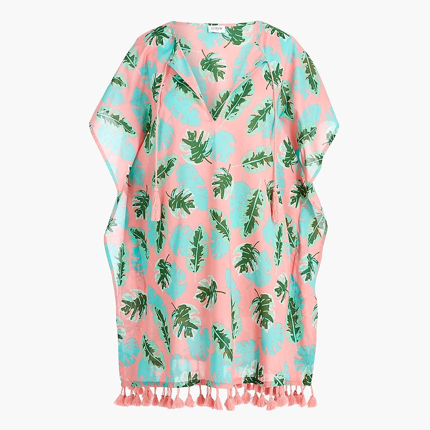 Palm Print Cover-up Tunic